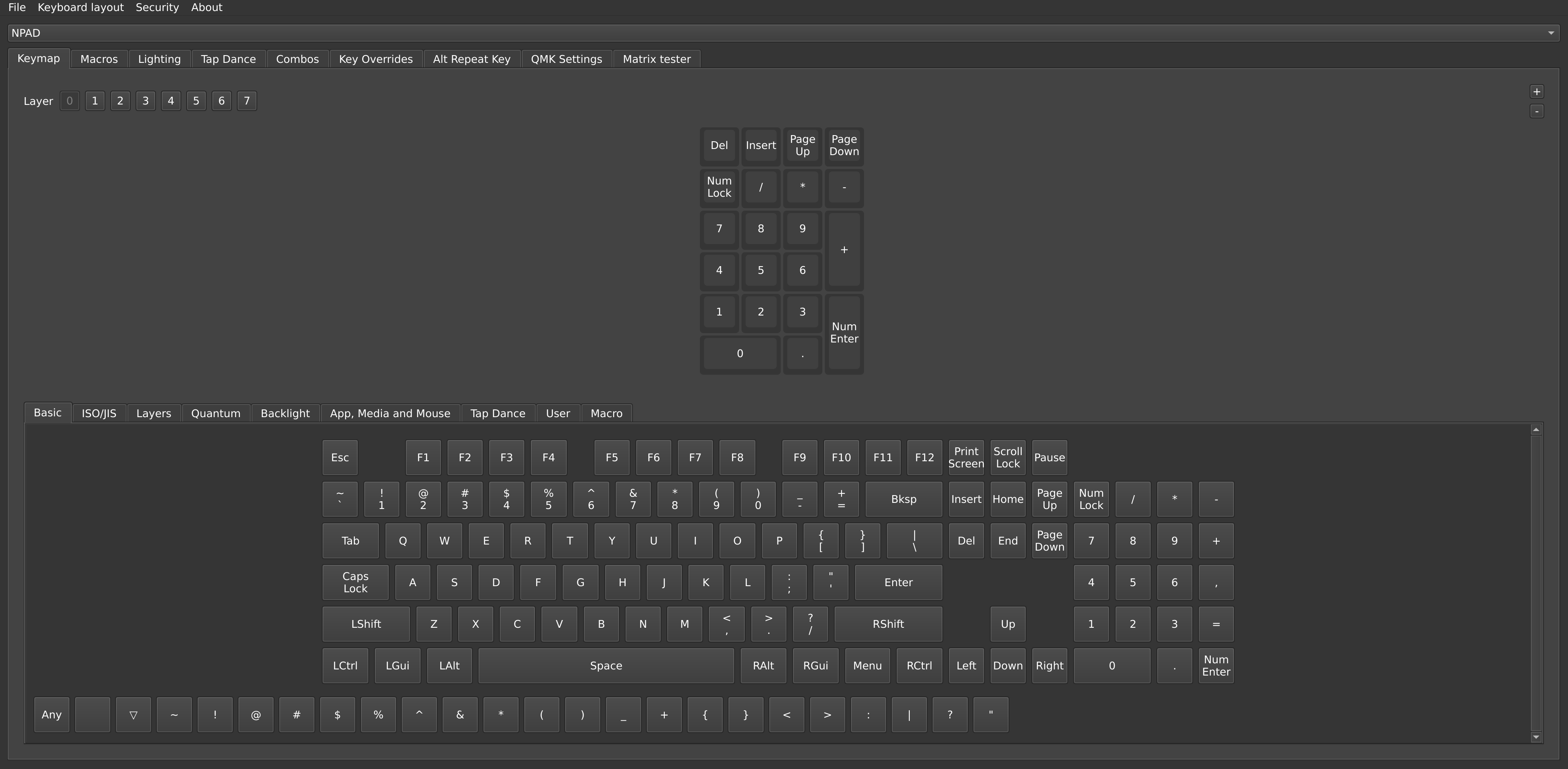 进入改键设置界面